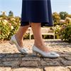 BIOECO 5632 2103 2763 HEELED SHOE - SILVER